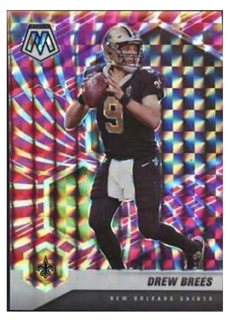 2021 Panini Mosaic Base Set Drew Brees #143 card