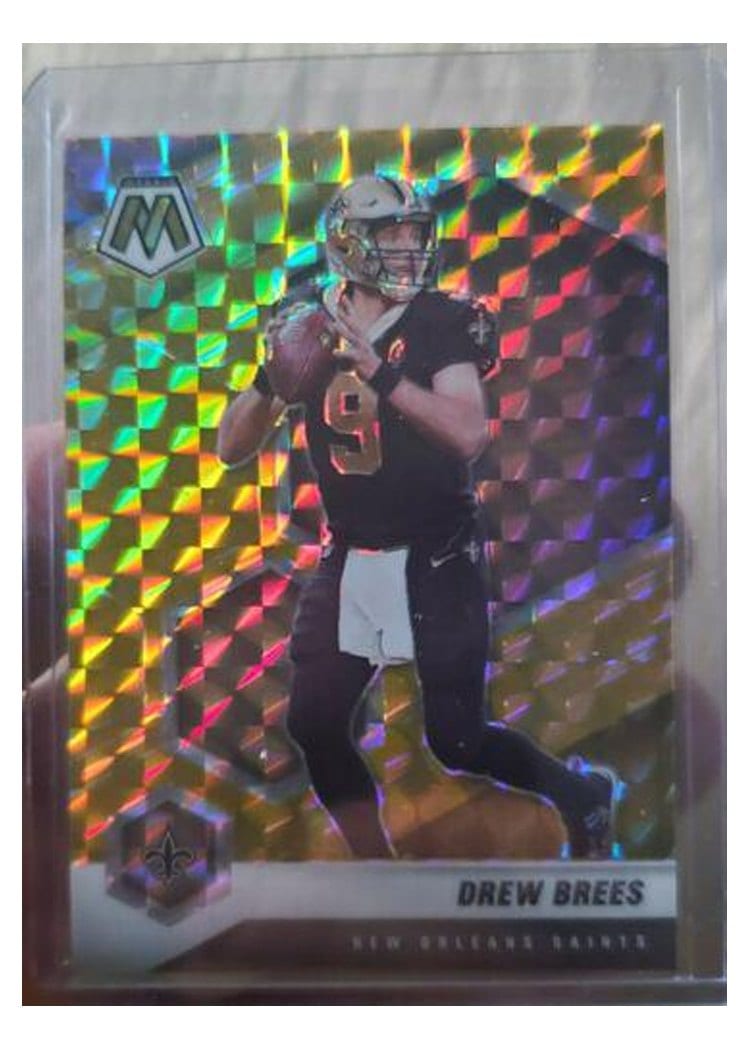 2021 Panini Mosaic Base Set Drew Brees #143 card