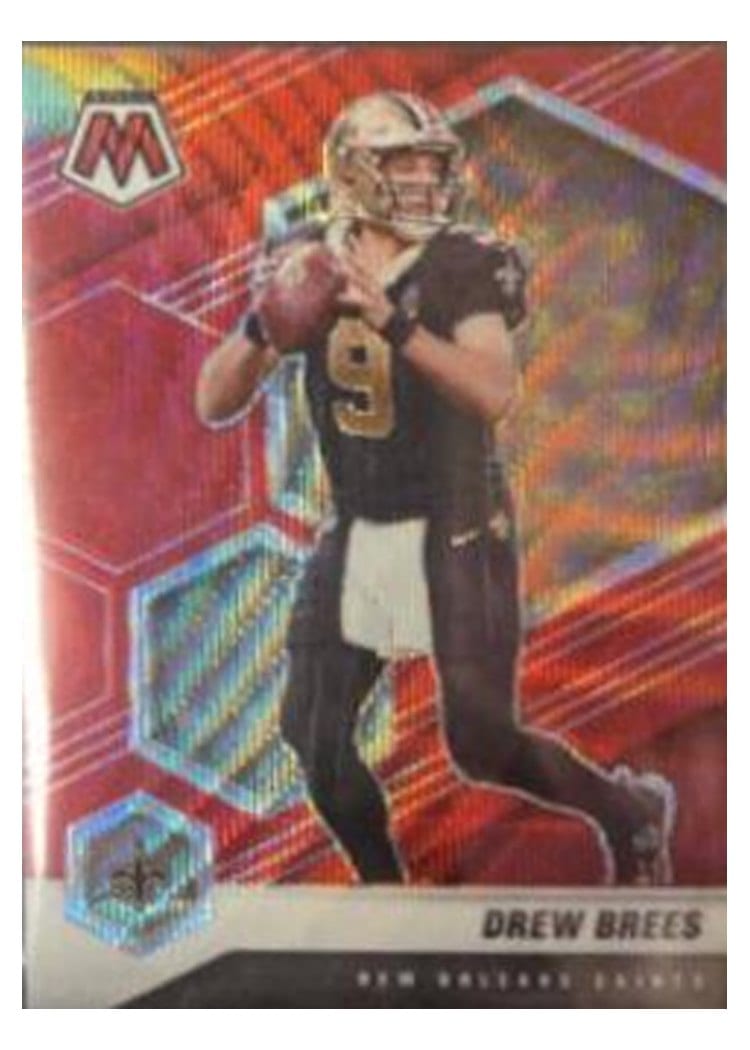 2021 Panini Mosaic Base Set Drew Brees #143 card