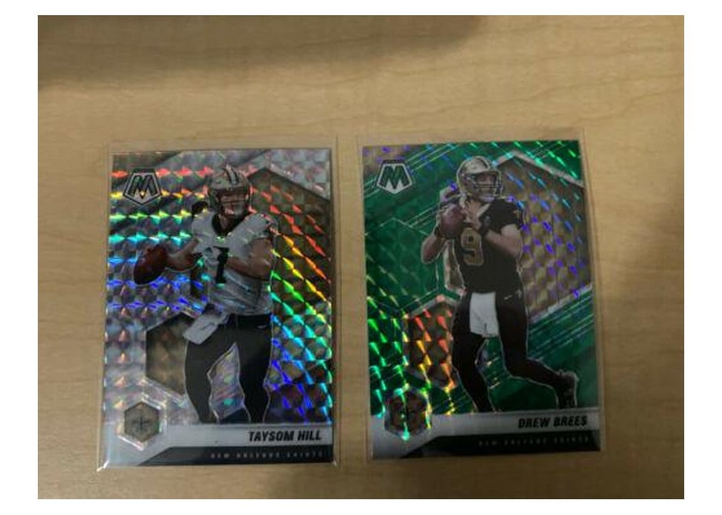 2021 Panini Mosaic Base Set Drew Brees #143 card
