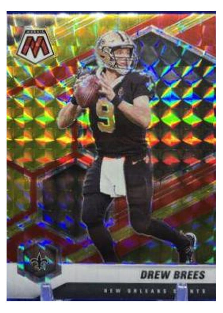 2021 Panini Mosaic Base Set Drew Brees #143 card