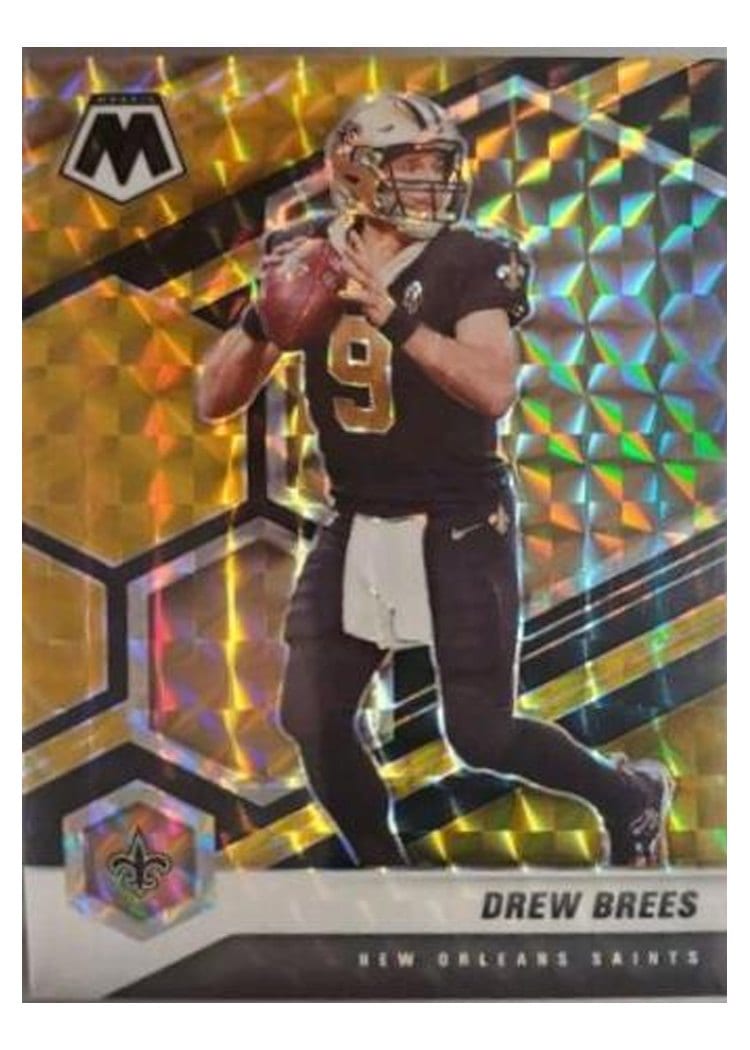 2021 Panini Mosaic Base Set Drew Brees #143 card