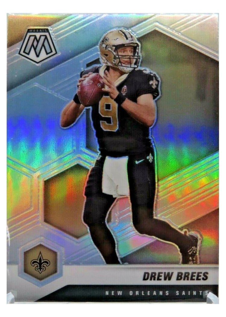 2021 Panini Mosaic Base Set Drew Brees #143 card