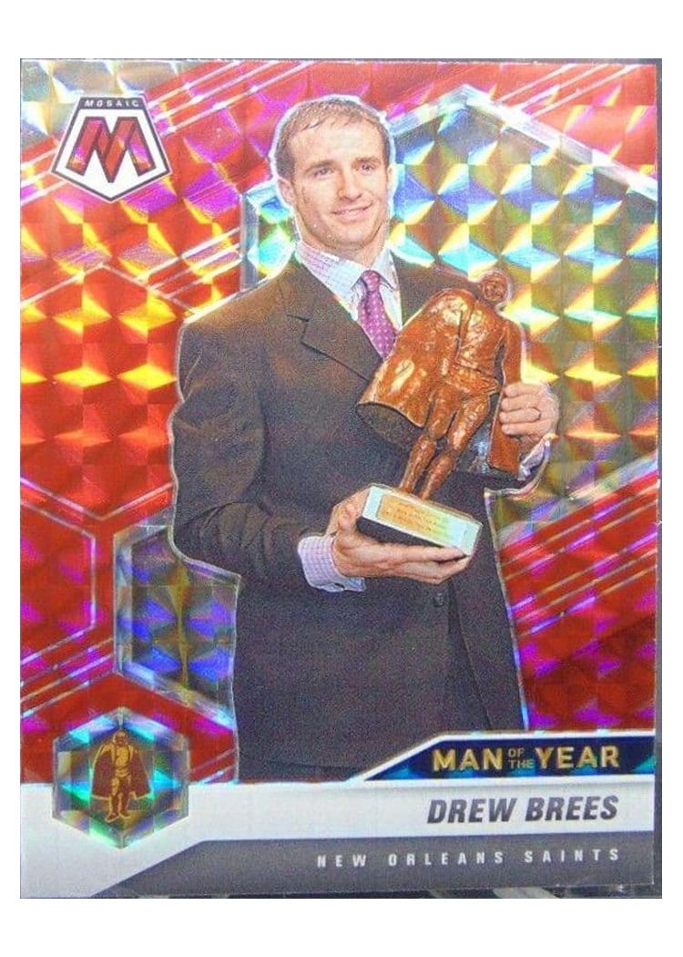 2021 Panini Mosaic Base Set Drew Brees #264 card