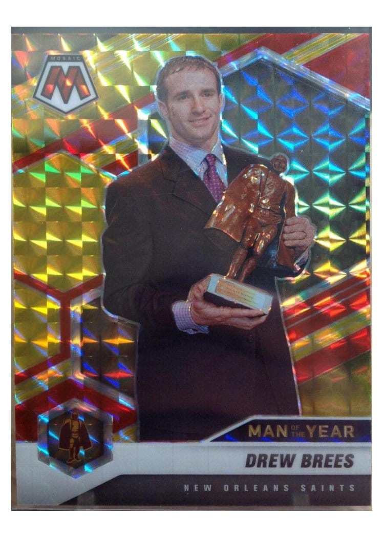 2021 Panini Mosaic Base Set Drew Brees #264 card