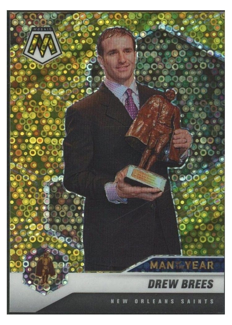 2021 Panini Mosaic Base Set Drew Brees #264 card