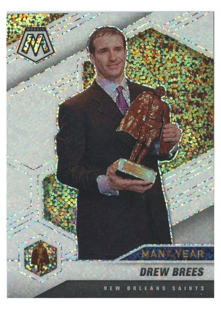 2021 Panini Mosaic Base Set Drew Brees #264 card