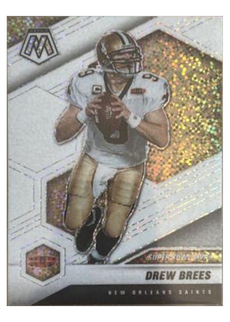 2021 Panini Mosaic Base Set Drew Brees White Mosaic #286 card
