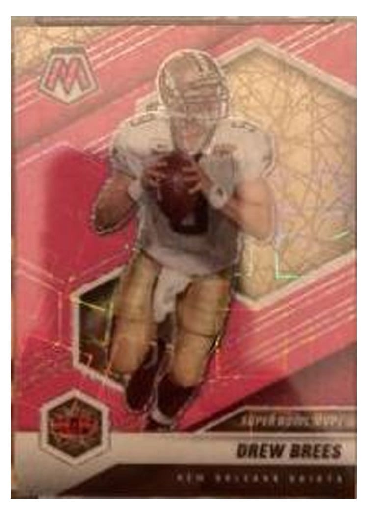 2021 Panini Mosaic Base Set Drew Brees #286 card