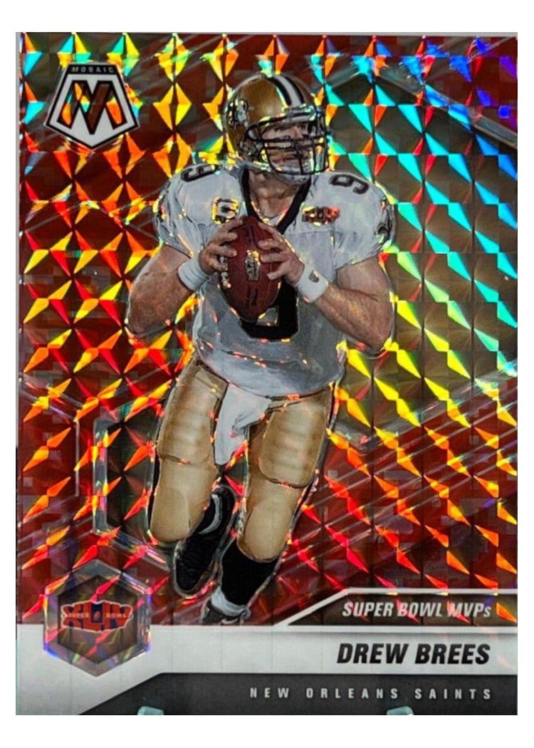 2021 Panini Mosaic Base Set Drew Brees #286 card