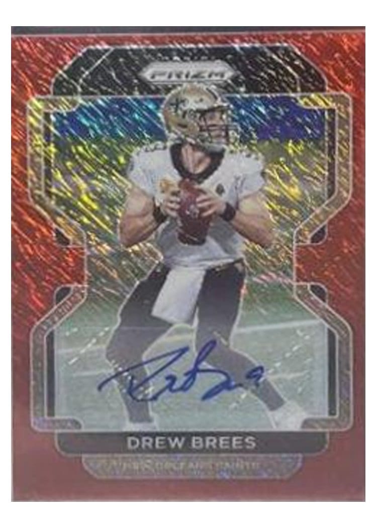 2021 Panini Prizm Base Set Drew Brees #309 card
