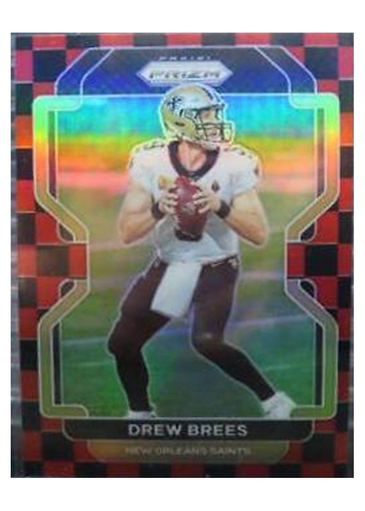2021 Panini Prizm Base Set Drew Brees #309 card