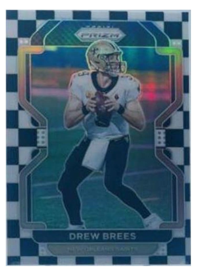 2021 Panini Prizm Base Set Drew Brees #309 card