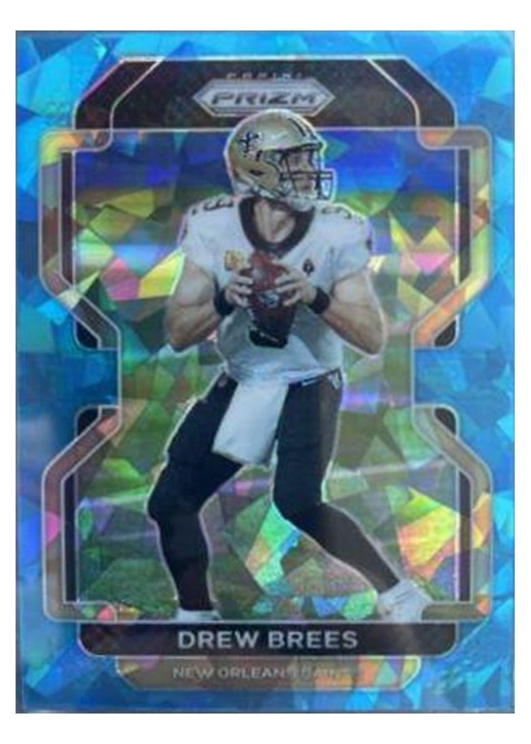 2021 Panini Prizm Base Set Drew Brees #309 card