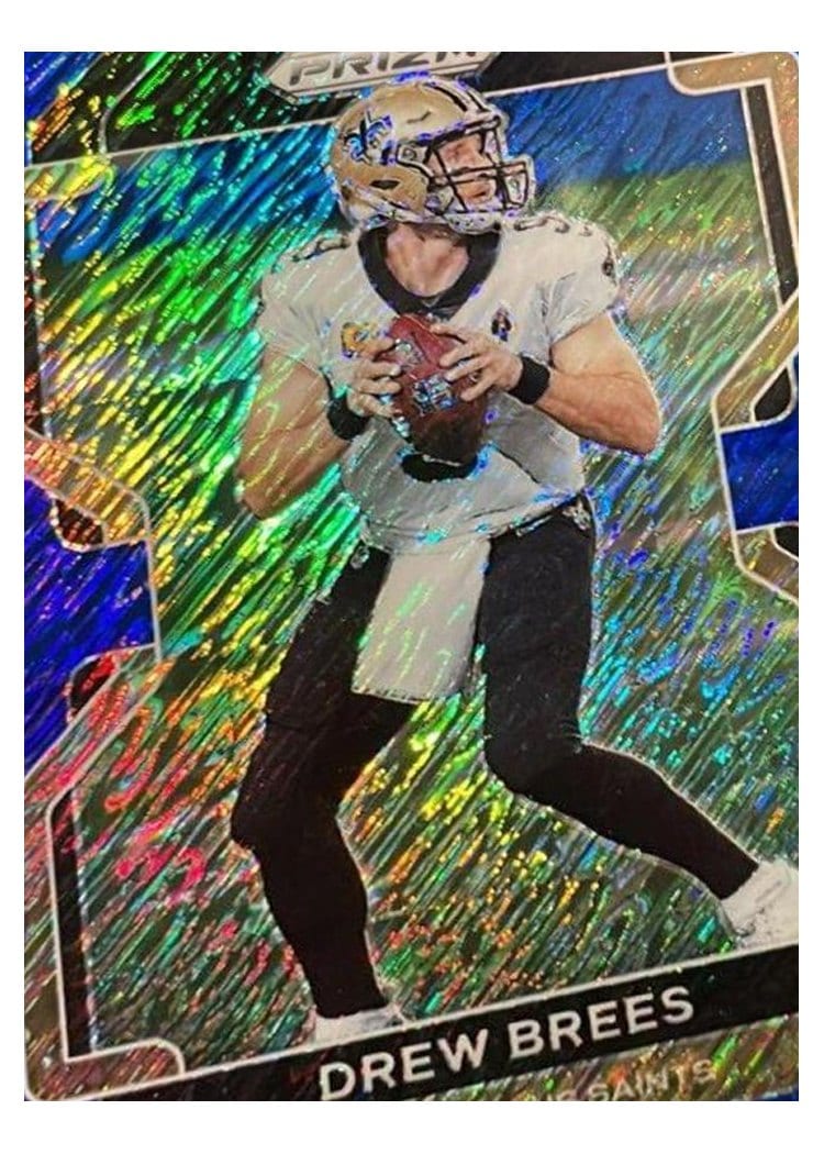 2021 Panini Prizm Base Set Drew Brees #309 card