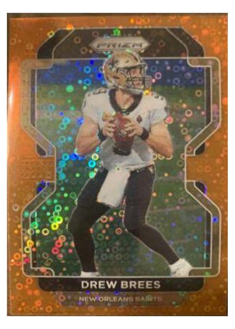 2021 Panini Prizm Base Set Drew Brees #309 card