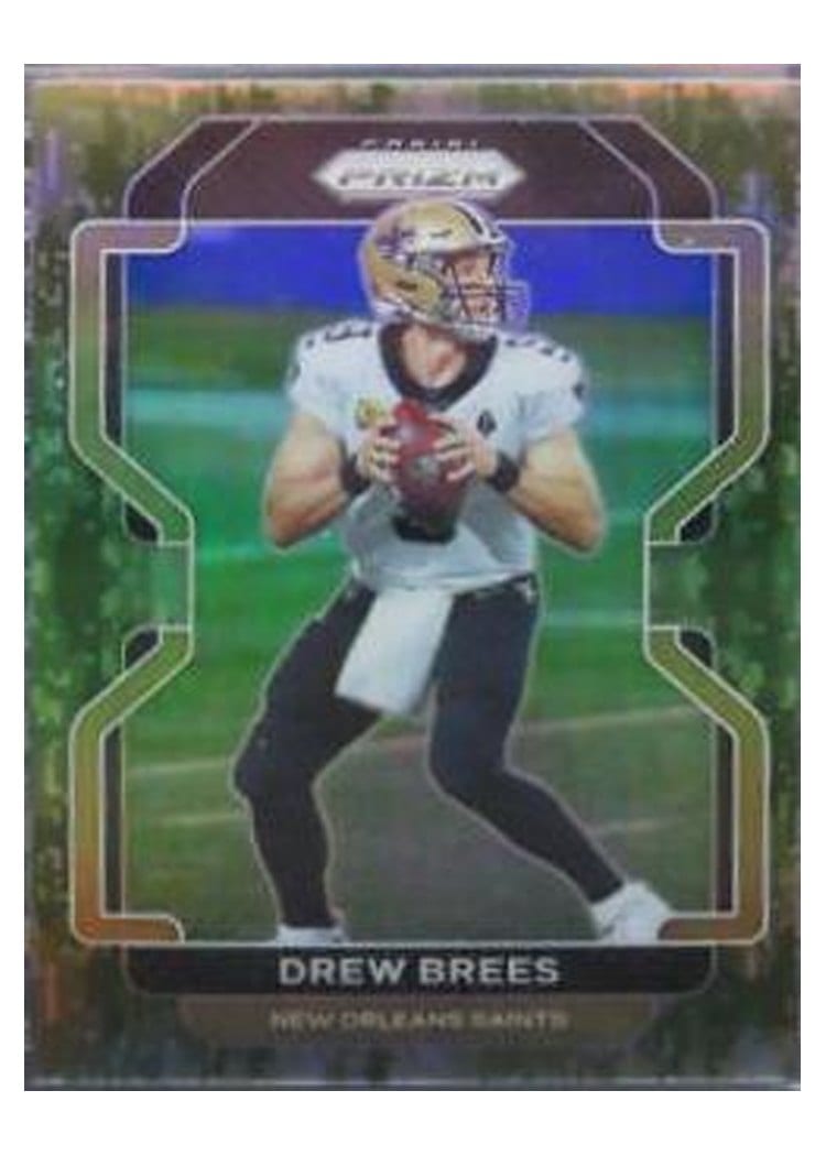 2021 Panini Prizm Base Set Drew Brees #309 card