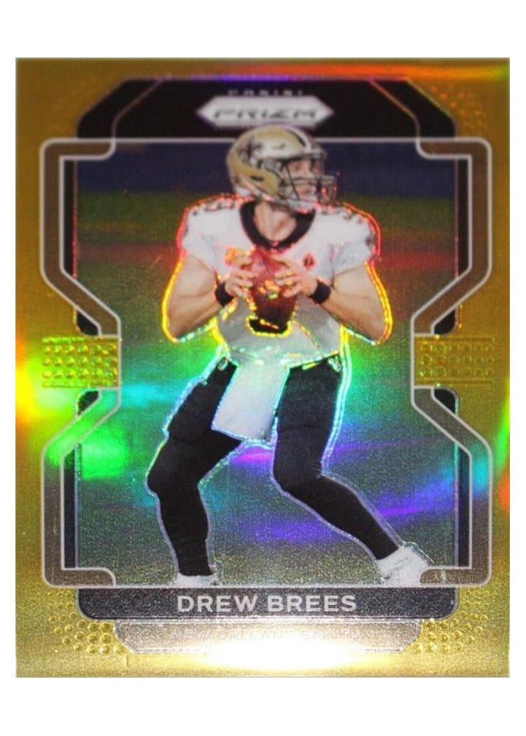 2021 Panini Prizm Base Set Drew Brees #309 card