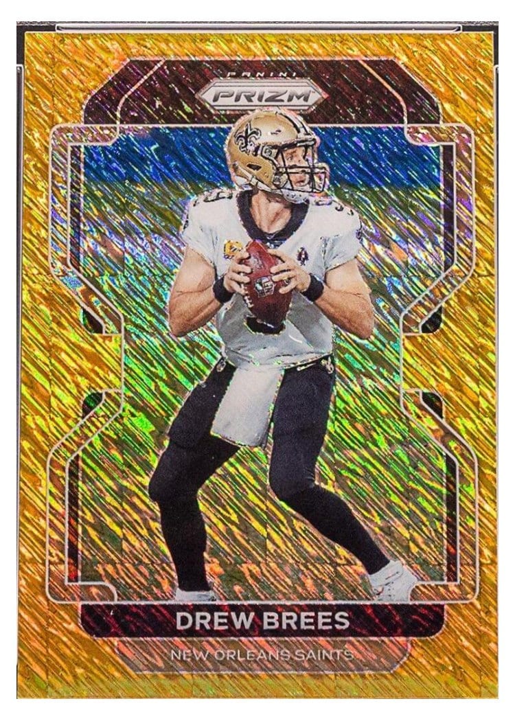 2021 Panini Prizm Base Set Drew Brees #309 card