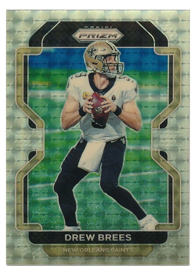 2021 Panini Prizm Base Set Drew Brees #309 card