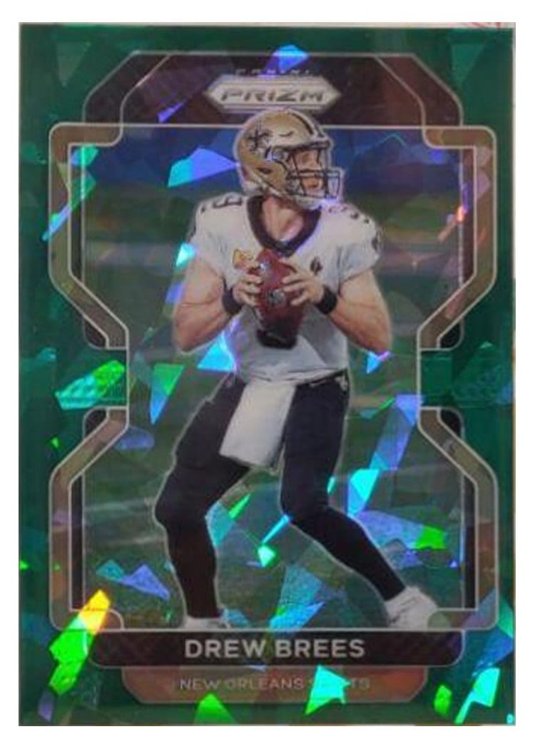 2021 Panini Prizm Base Set Drew Brees #309 card