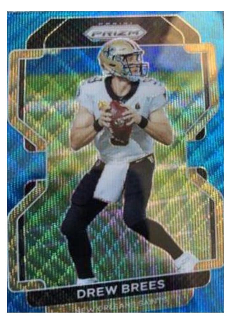 2021 Panini Prizm Base Set Drew Brees #309 card