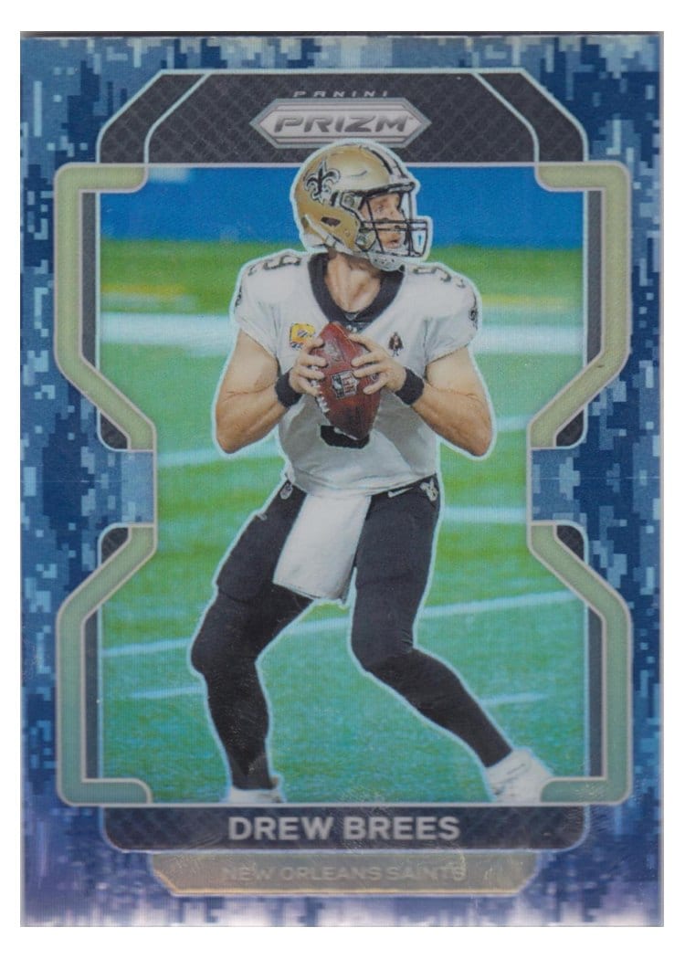 2021 Panini Prizm Base Set Drew Brees #309 card