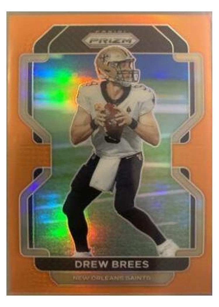 2021 Panini Prizm Base Set Drew Brees #309 card