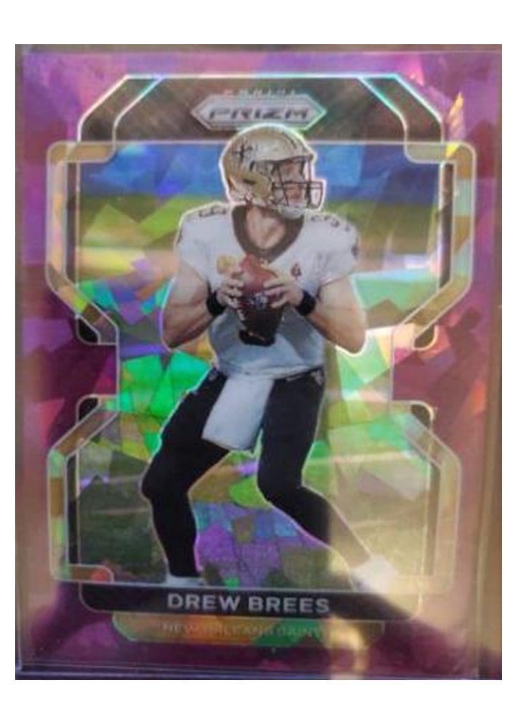 2021 Panini Prizm Base Set Drew Brees #309 card