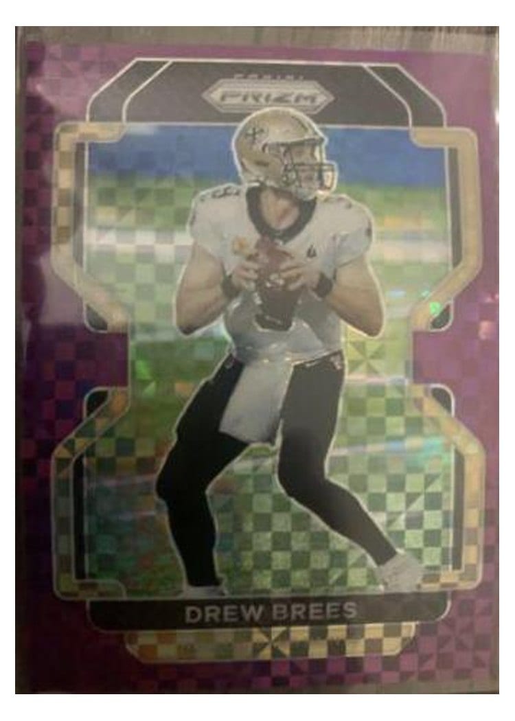 2021 Panini Prizm Base Set Drew Brees #309 card