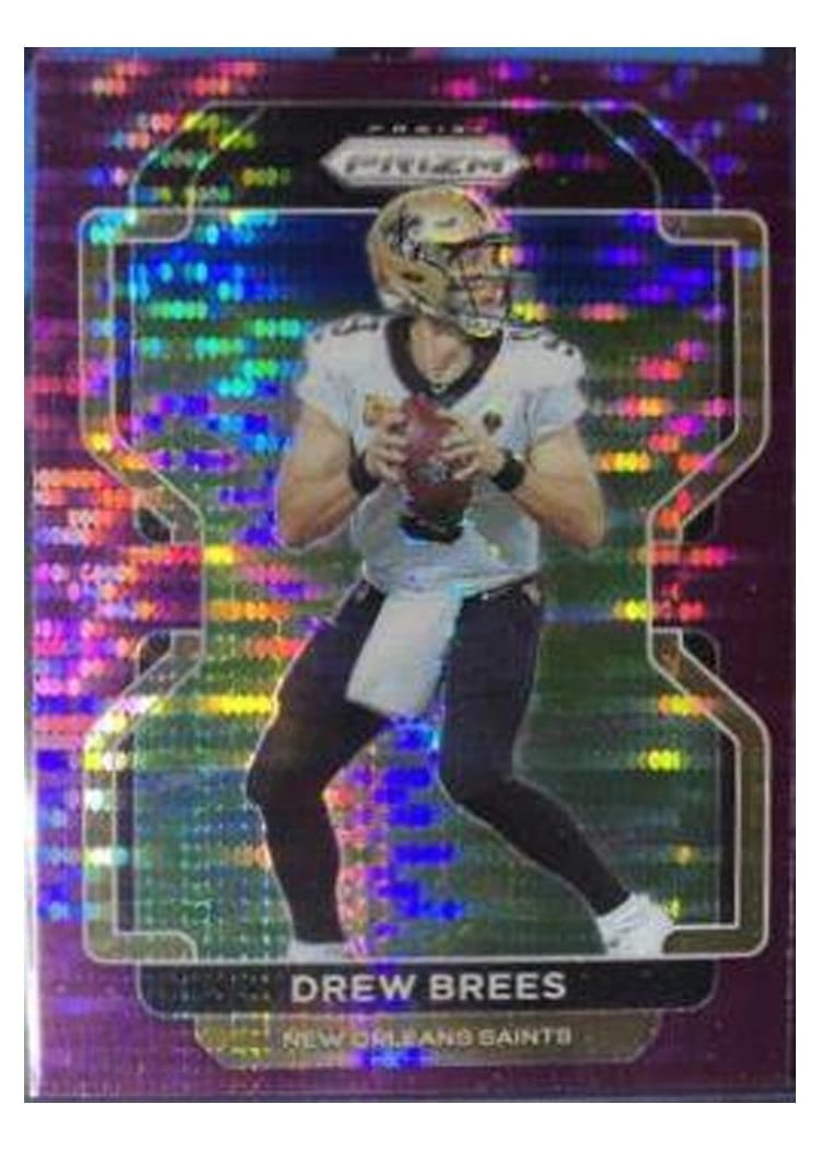 2021 Panini Prizm Base Set Drew Brees #309 card