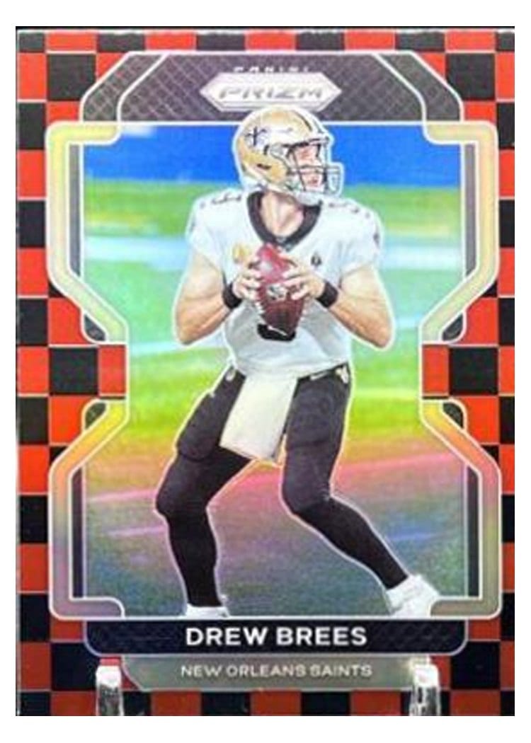2021 Panini Prizm Base Set Drew Brees #309 card