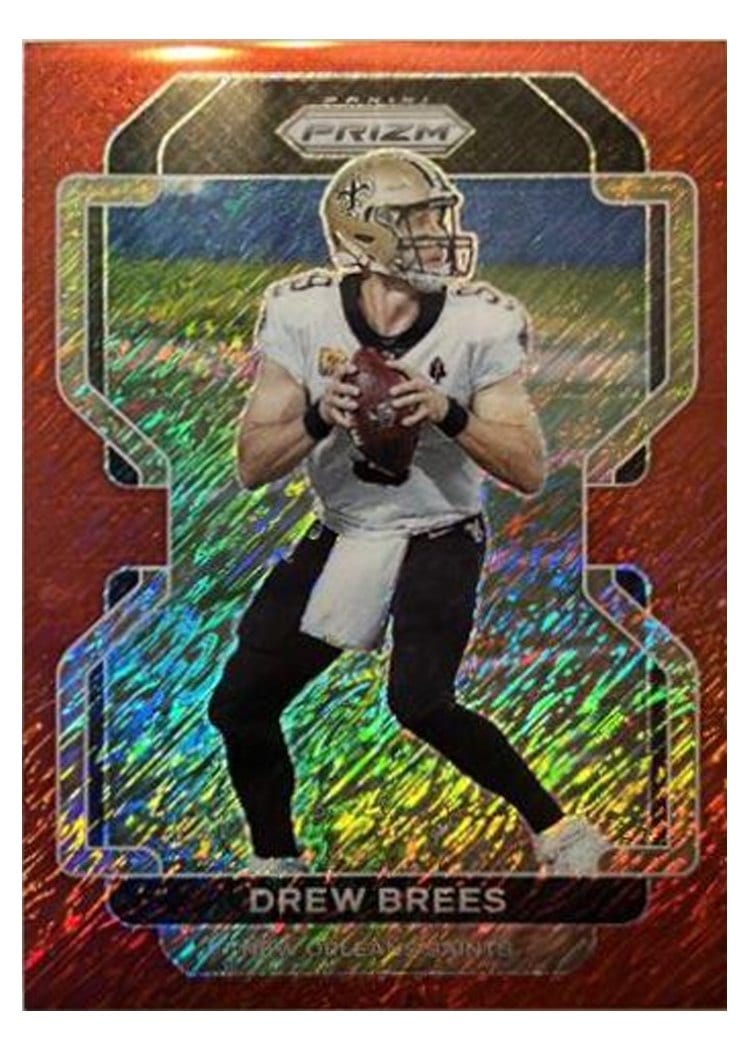 2021 Panini Prizm Base Set Drew Brees #309 card