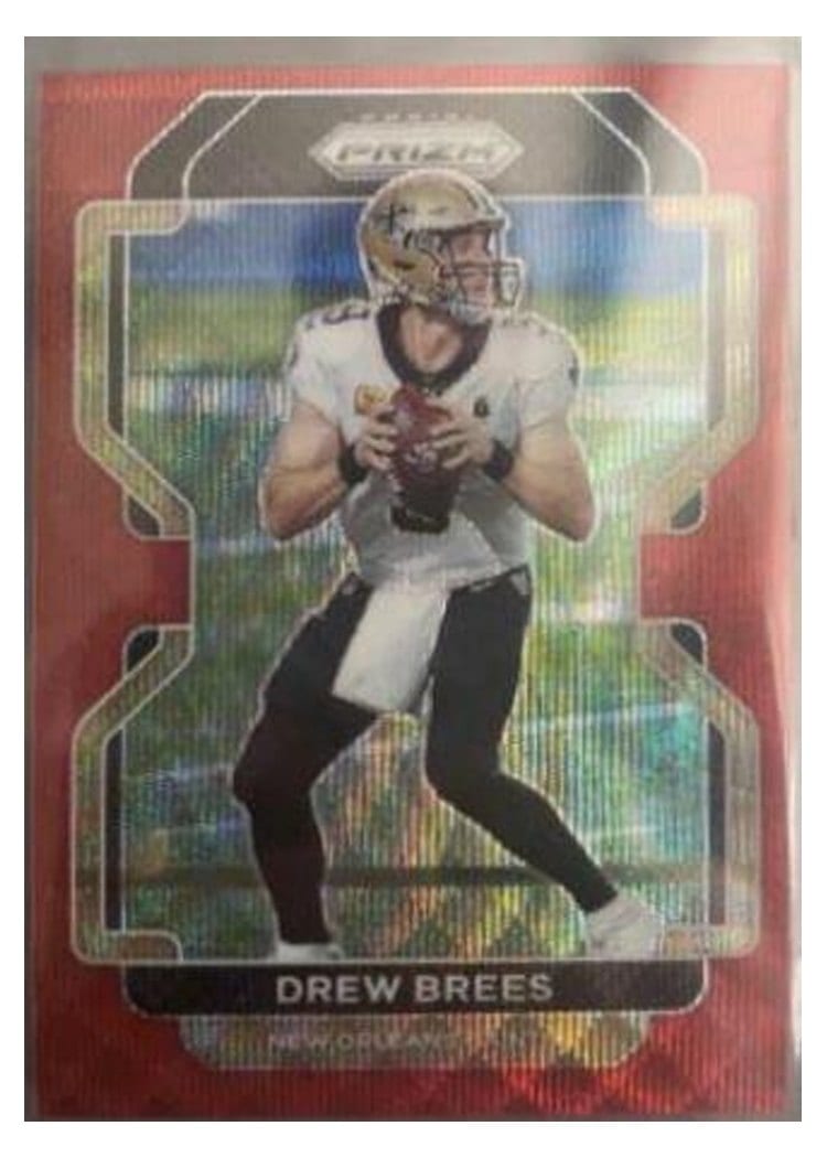2021 Panini Prizm Base Set Drew Brees #309 card