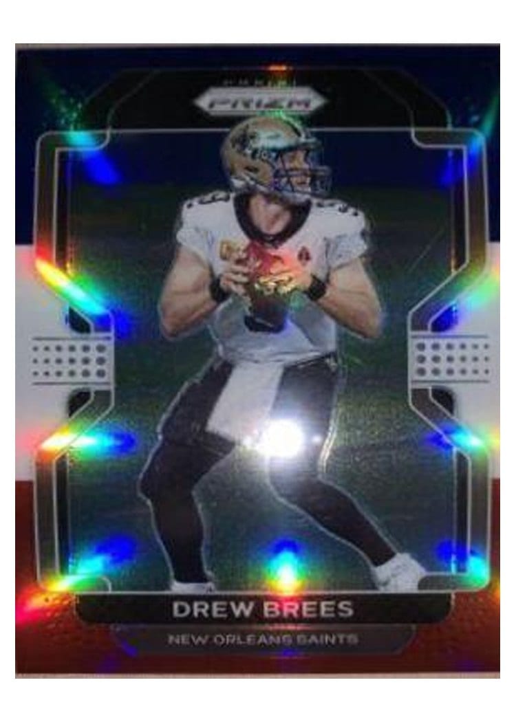 2021 Panini Prizm Base Set Drew Brees #309 card
