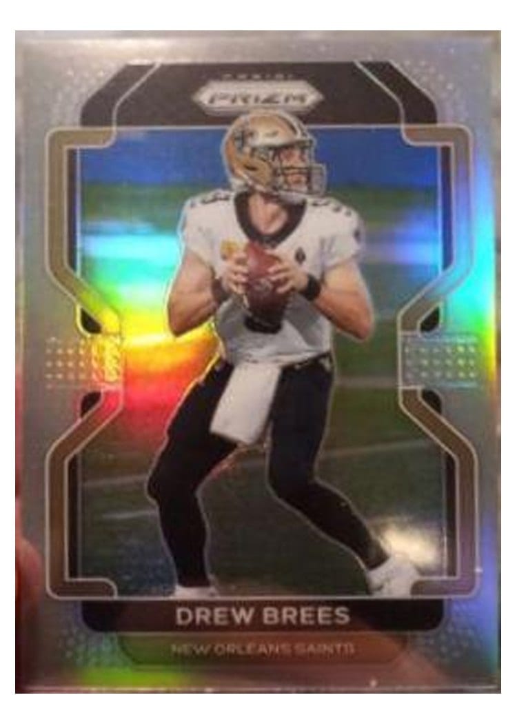 2021 Panini Prizm Base Set Drew Brees #309 card