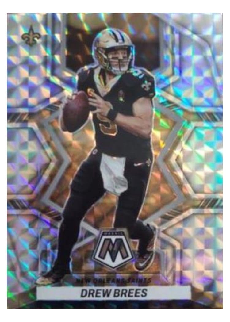 2022 Panini Mosaic Base Set Drew Brees #144 card