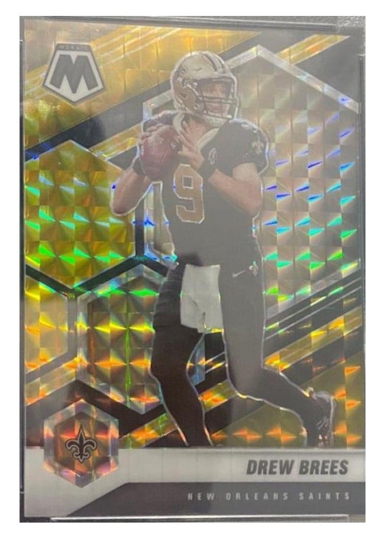 2022 Panini Mosaic Base Set Drew Brees #144 card
