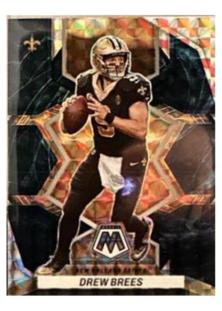 2022 Panini Mosaic Base Set Drew Brees #144 card