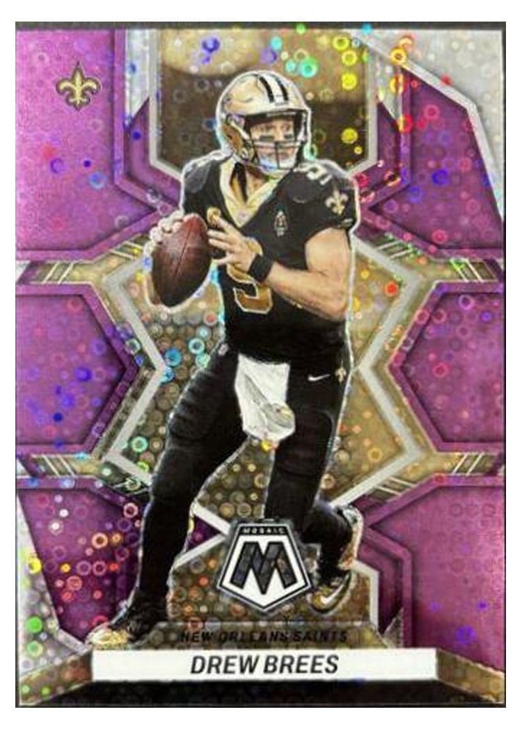 2022 Panini Mosaic Base Set Drew Brees #144 card