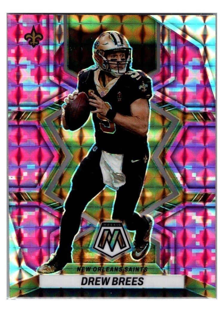 2022 Panini Mosaic Base Set Drew Brees #144 card