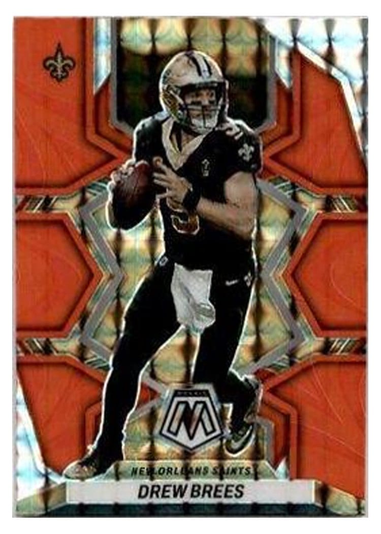 2022 Panini Mosaic Base Set Drew Brees #144 card