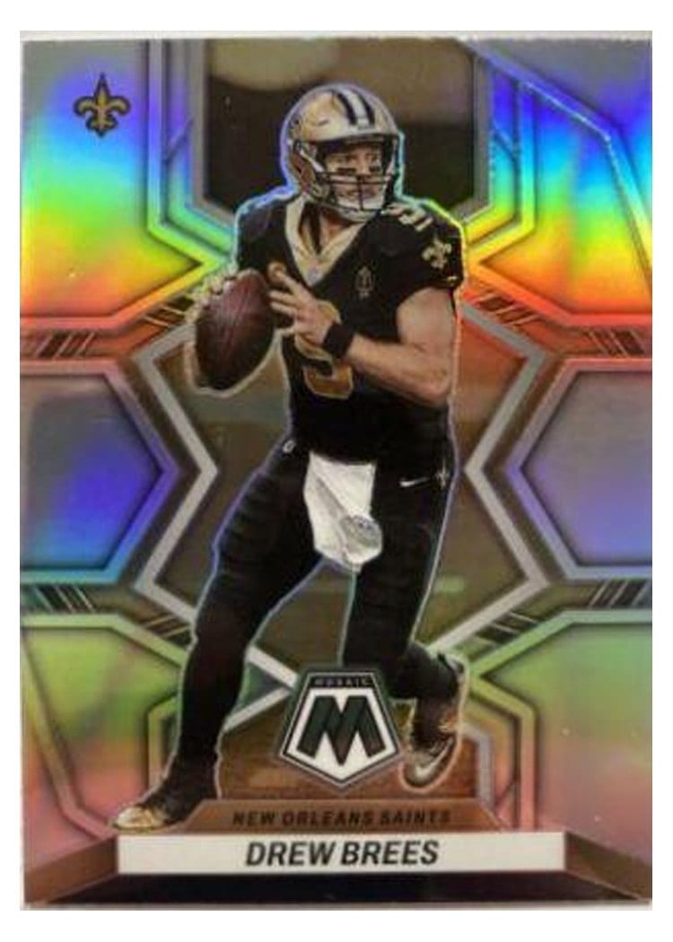 2022 Panini Mosaic Base Set Drew Brees #144 card