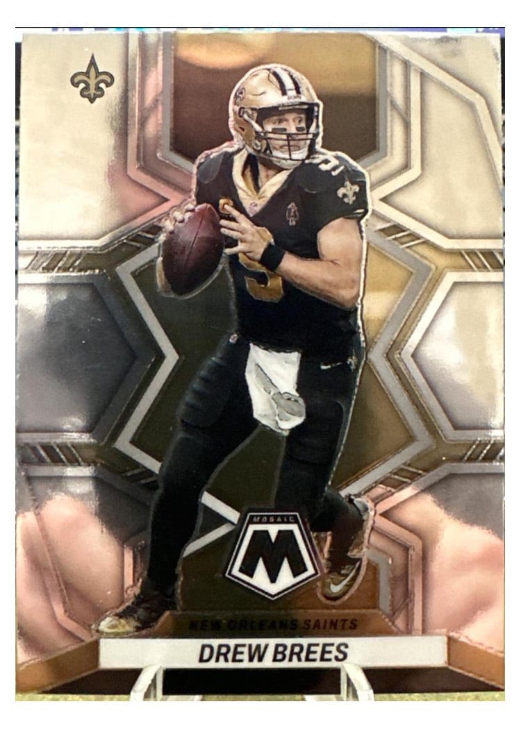 2022 Panini Mosaic Base Set Drew Brees #144 card
