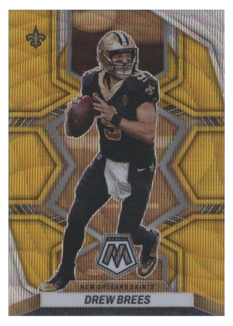 2022 Panini Mosaic Base Set Drew Brees #295 card