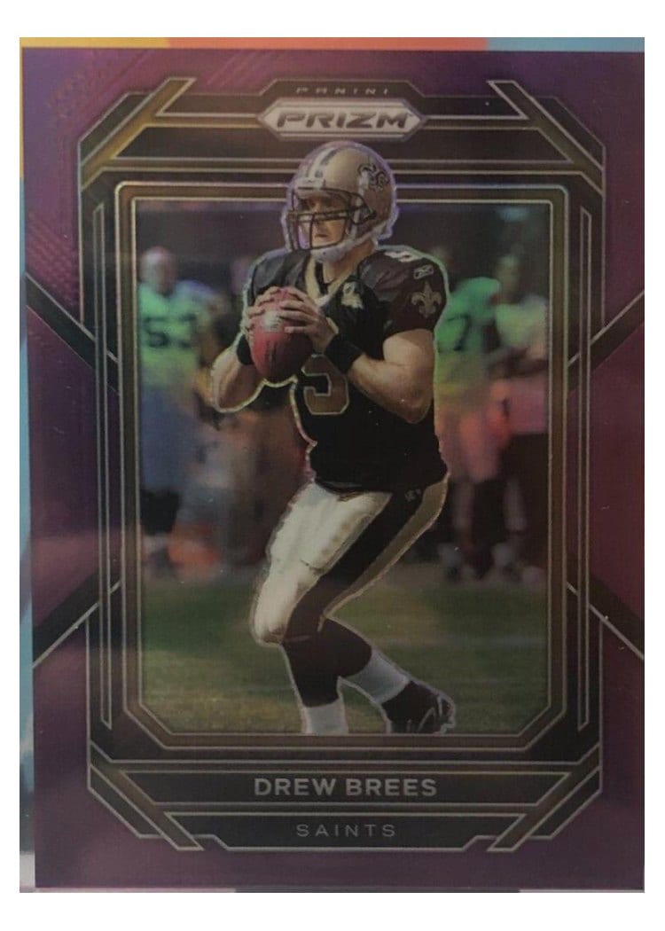 2022 Panini Prizm Base Set Drew Brees #215 card