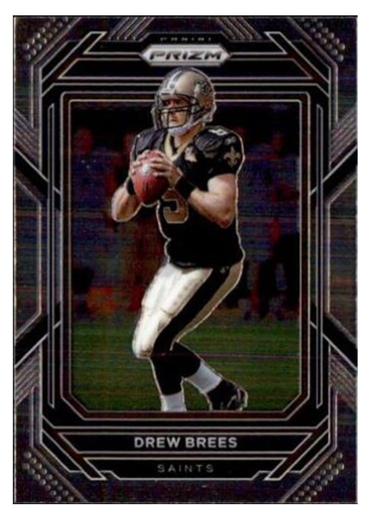 2022 Panini Prizm Base Set Drew Brees #215 card