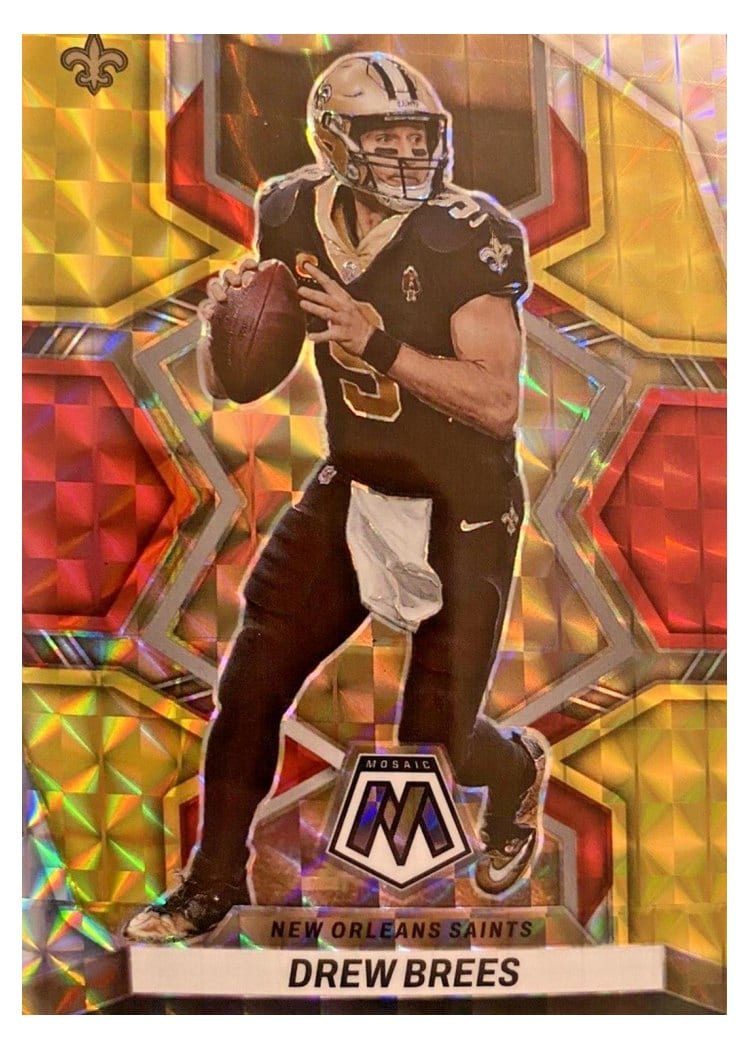 2023 Panini Mosaic Base Set Drew Brees #174 card