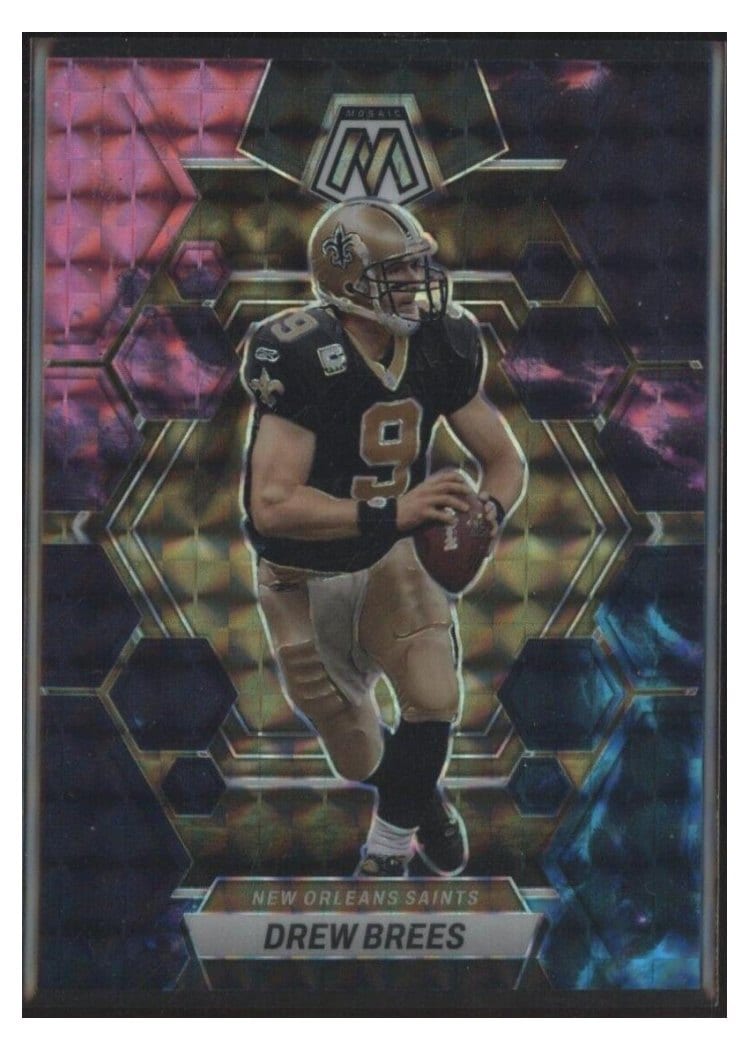 2023 Panini Mosaic Base Set Drew Brees #174 card