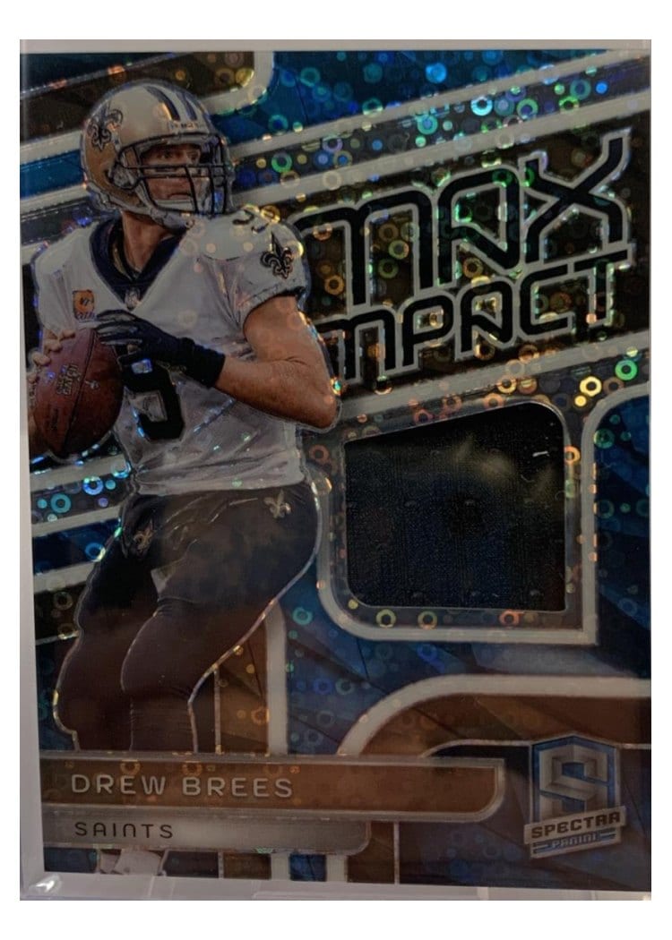 2024 Panini Spectra Max Impact Relics Drew Brees #MI-DBS card